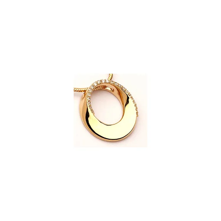 diamantberlocker i 14  carat guld 0,15 ct