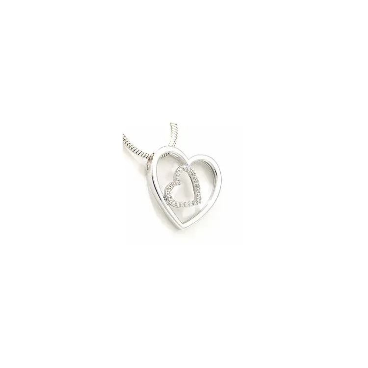 diamantberlocker i 14 carat vitguld 0,12 ct