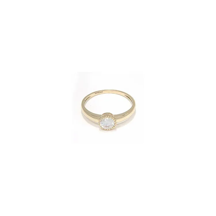 Rund ring i 8 karat guld