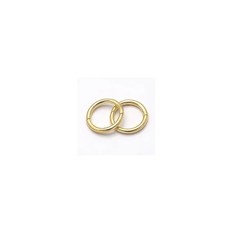 12 mm Scrouples creol i förgyllt silver