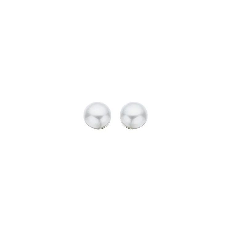 4 mm scrouples pärla örhängen i silver