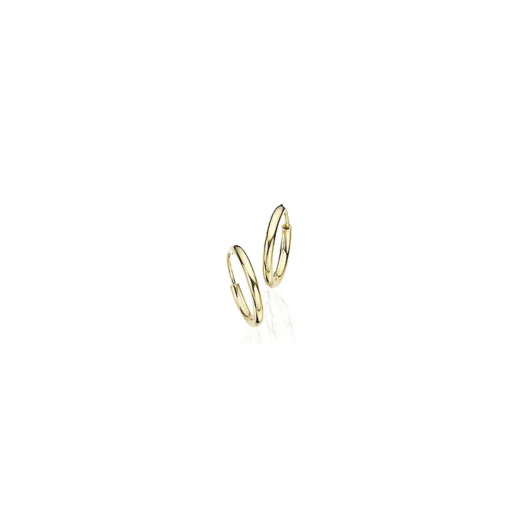 15 mm scrouples creol i 8 karat guld