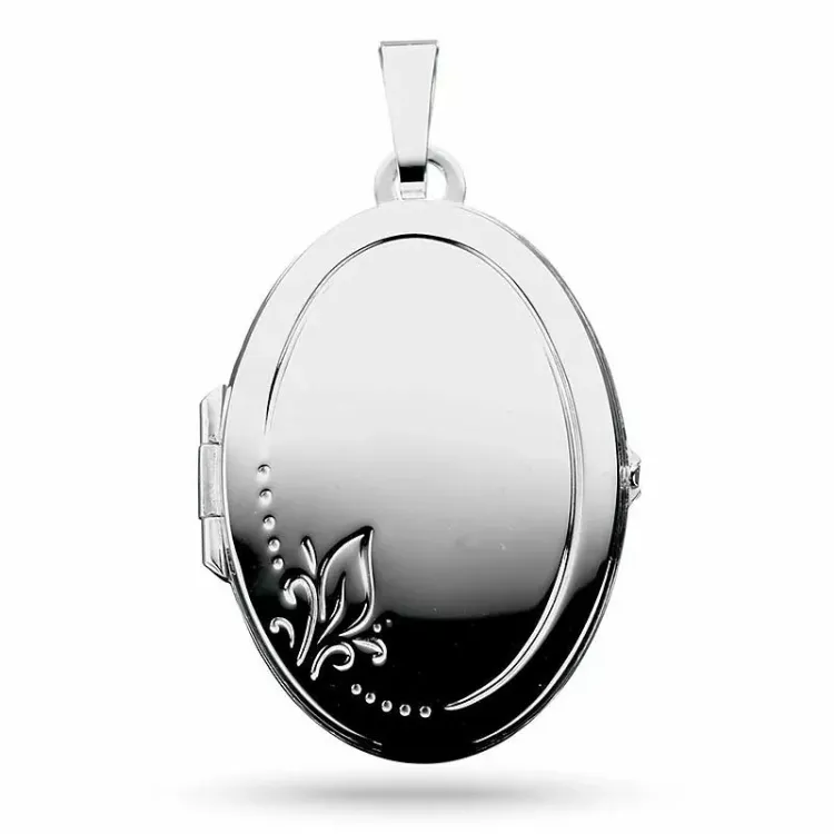 Scrouples medaljong i silver