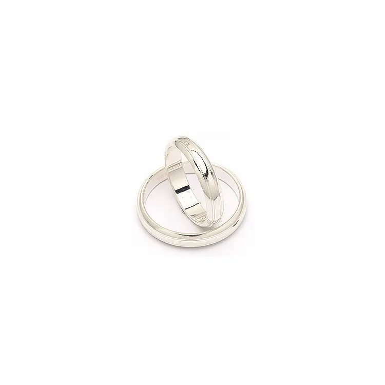 Scrouples vigselsringe i silver