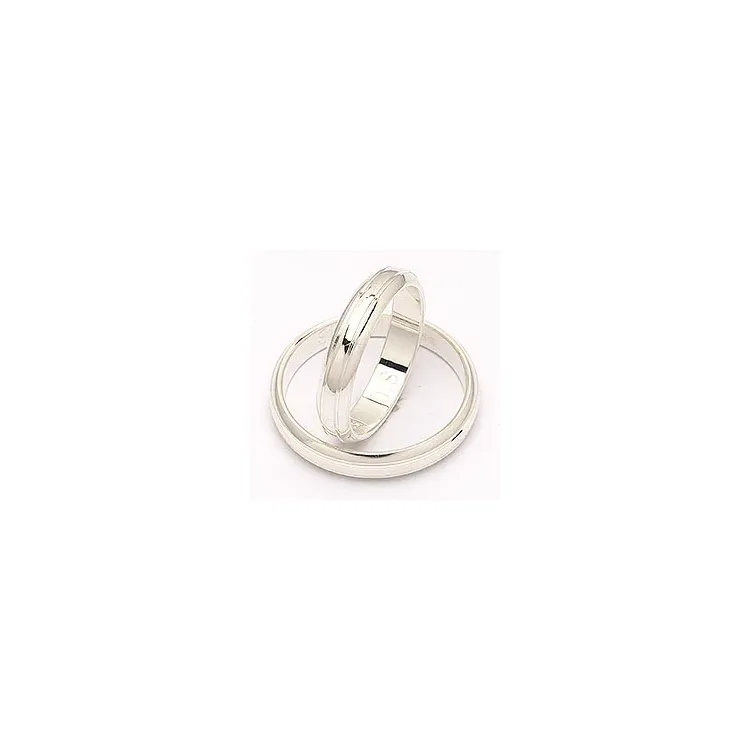 Scrouples vigselsringe i silver