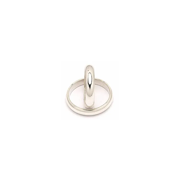 Scrouples vigselsringe i silver