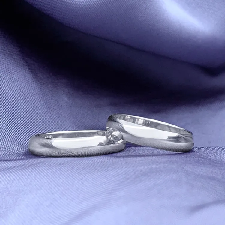 Scrouples vigselsringe i silver