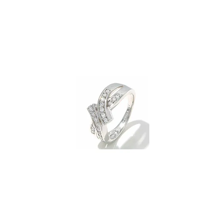 vitgulds ring i 14  karat vitguld 0,26 ct