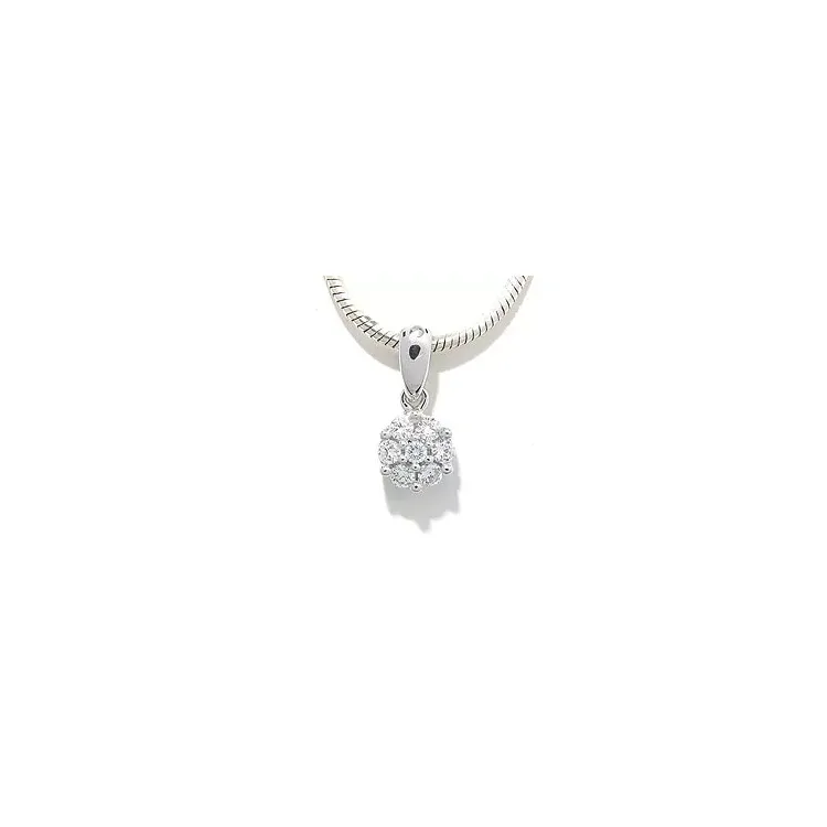beställningsvare - hängen i 14  carat vitguld 0,27 ct