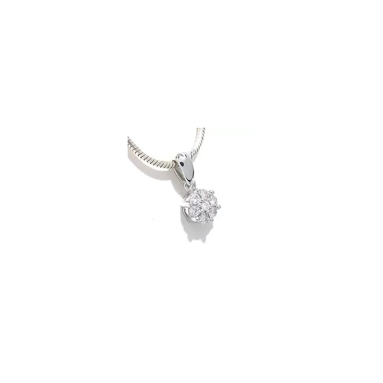 beställningsvare - hängen i 14  carat vitguld 0,27 ct