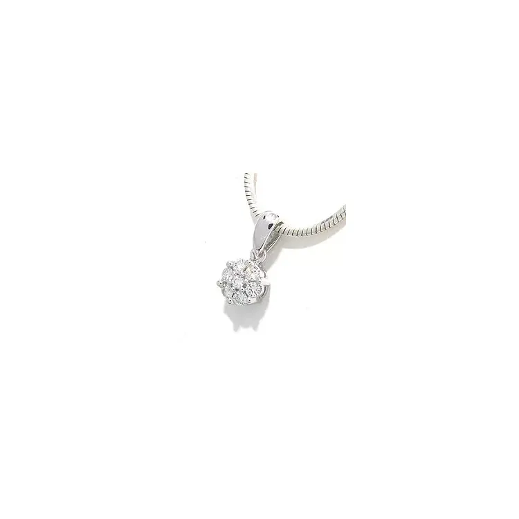 beställningsvare - hängen i 14  carat vitguld 0,27 ct