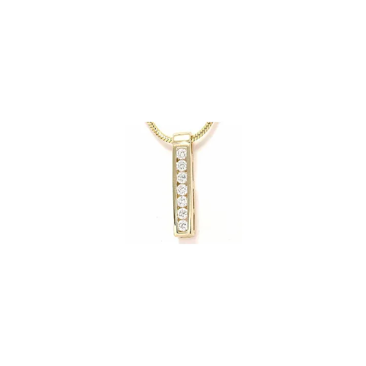 diamantberlocker i 14  carat guld 0,36 ct