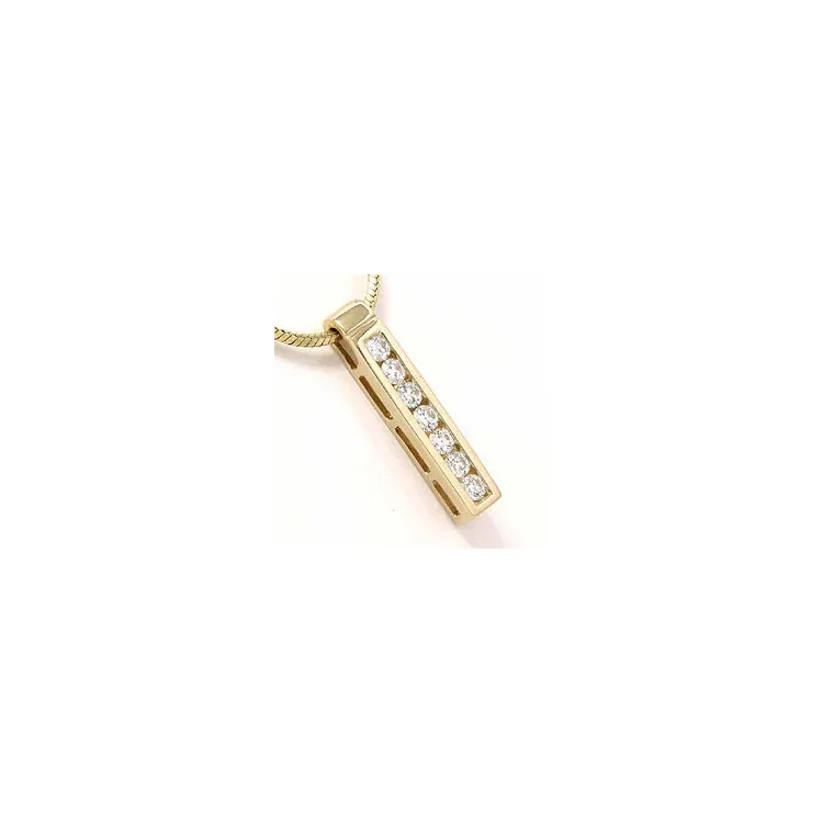 diamantberlocker i 14  carat guld 0,36 ct