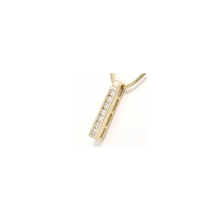 diamantberlocker i 14  carat guld 0,36 ct