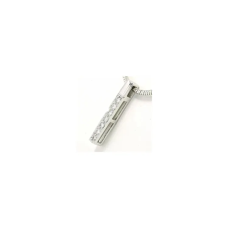 briljant hängen i 14  carat vitguld 0,15 ct