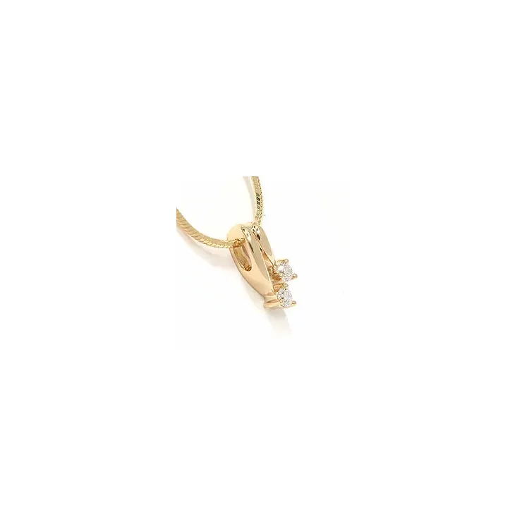 hängen i 14  carat guld 0,15 ct