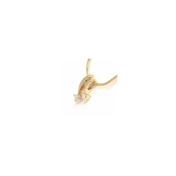 hängen i 14  carat guld 0,15 ct