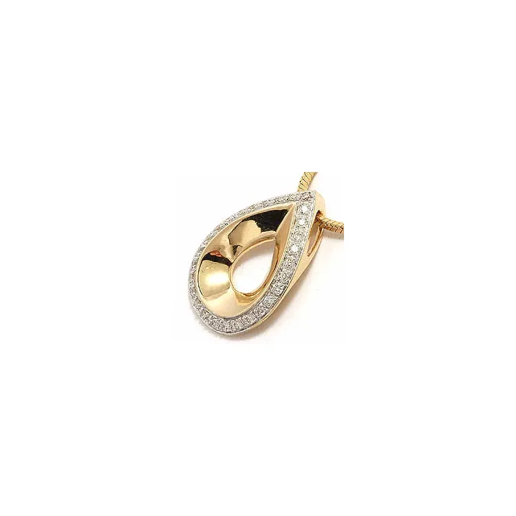 Diamant hängen i 14  carat guld 0,15 ct