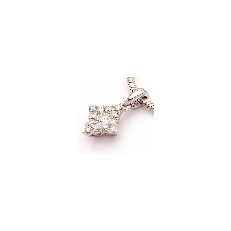 diamant hängen i 14 carat vitguld 0,33 ct