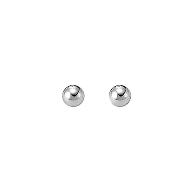 4 mm Aagaard kula örhängen i silver