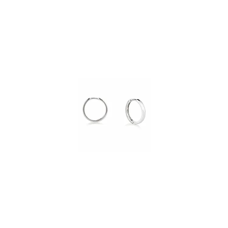 14 mm Aagaard creol i rhodinerat silver