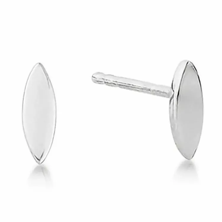 Små Aagaard silver örhängen i silver