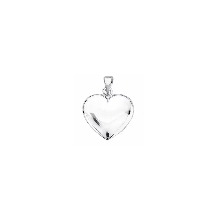 19 x 20 mm Aagaard hjärta hängen i silver
