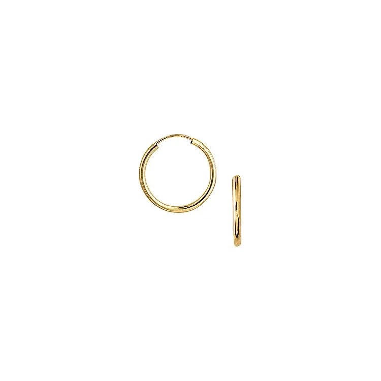 20 mm Aagaard creol i 8 karat guld