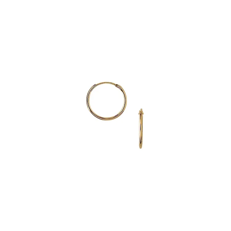 16 mm Aagaard creol i 8 karat guld