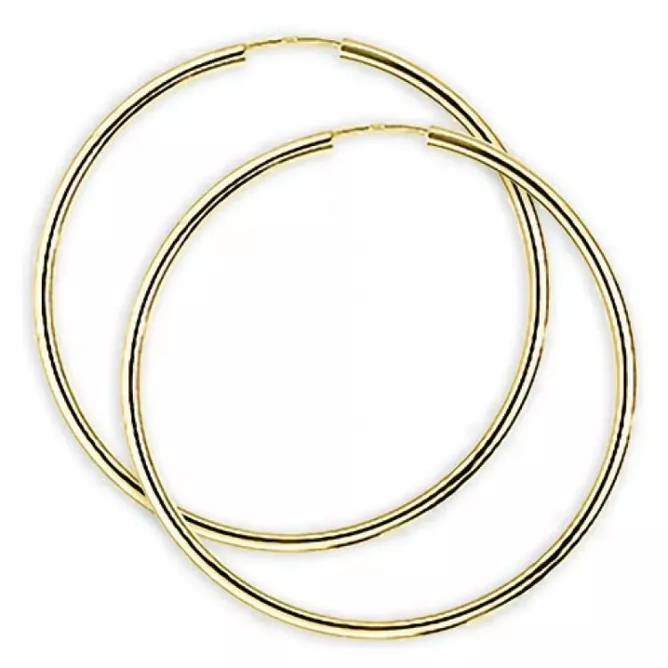 40 mm Aagaard creol i 14 karat guld