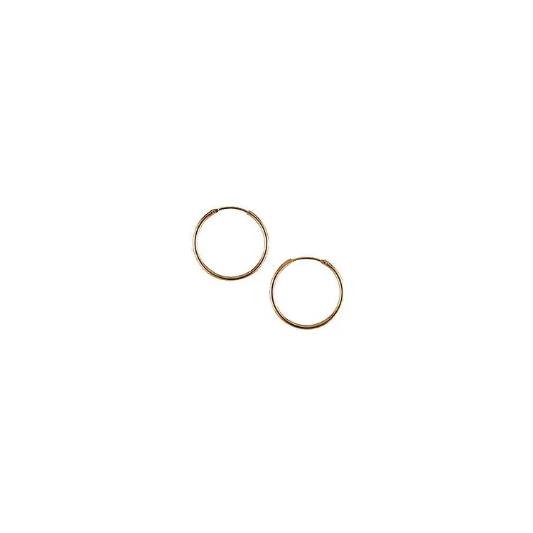 25 mm Aagaard creol i 14 karat guld