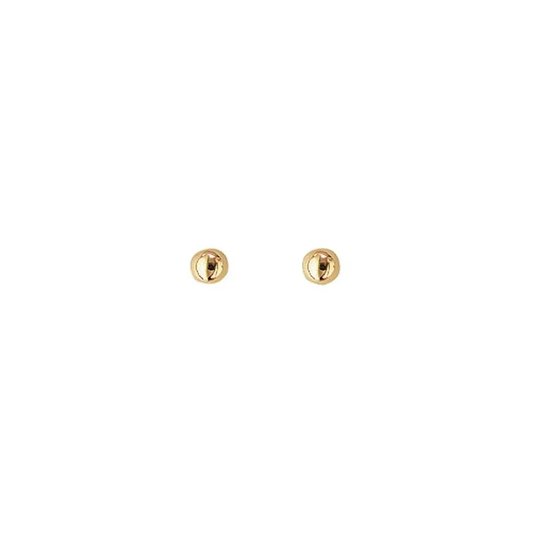 3 mm Aagaard kula örhängestift i 14 karat guld