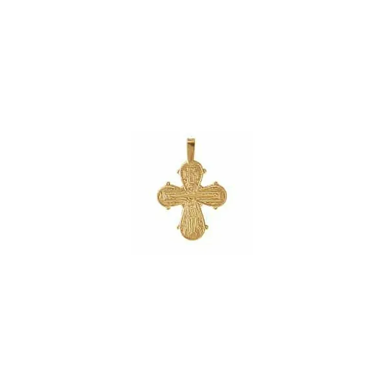 Dagmarkors aagaard 19 x 25 mm hängen i 8 karat guld