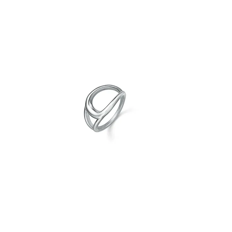Støvring Design ring i rhodinerat silver