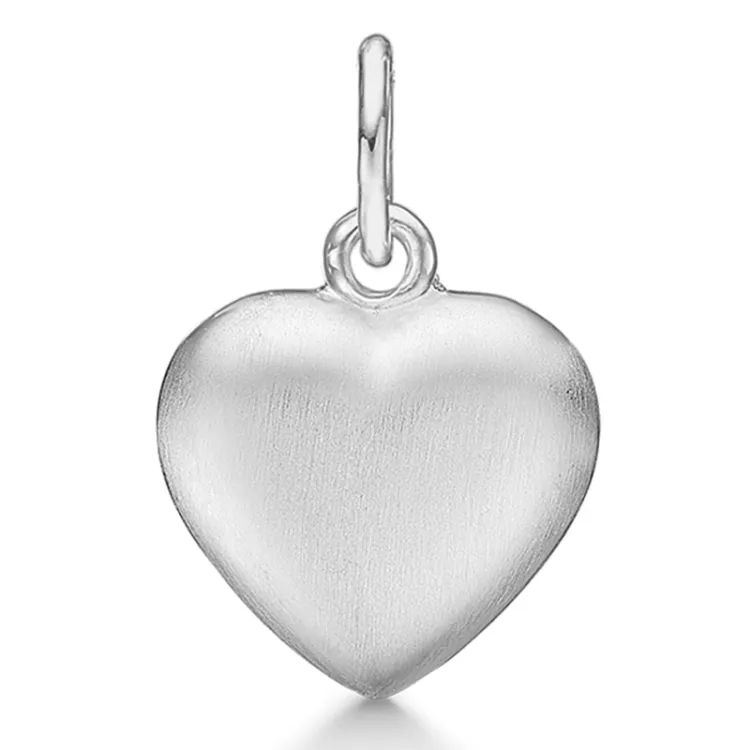 8,5 x 8 mm Støvring Design hjärta hängen i silver