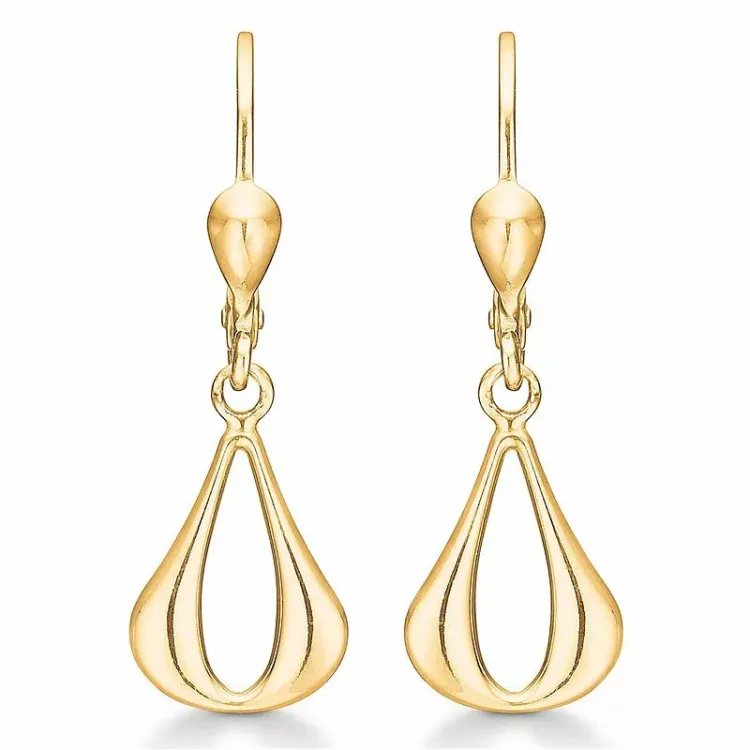 Støvring Design örhängen i 14 karat guld