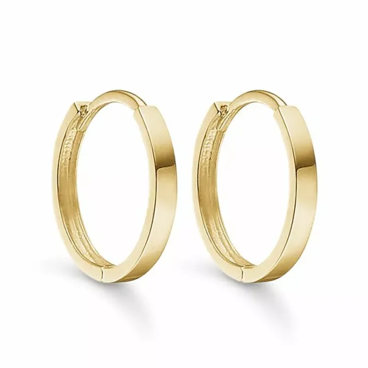 15 mm Støvring Design creol i 8 karat guld