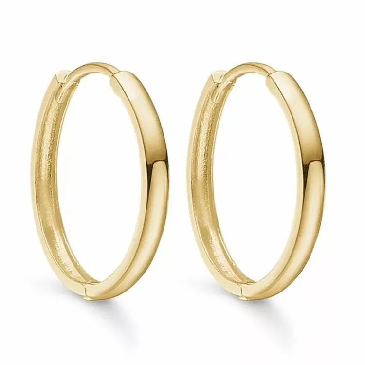 20 mm Støvring Design creol i 8 karat guld