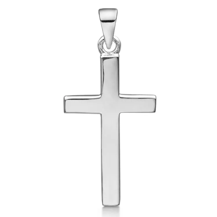 13 x 20 mm Støvring Design kors hängen i silver