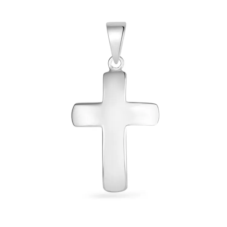 15 x 21 mm Støvring Design kors hängen i silver