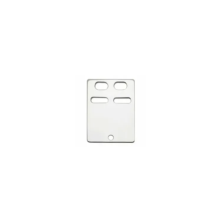 Støvring Design fyrkantigt ID bricka i silver