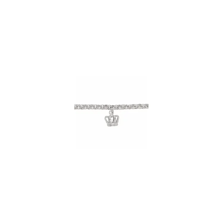 Siersbøl krona armband i silver