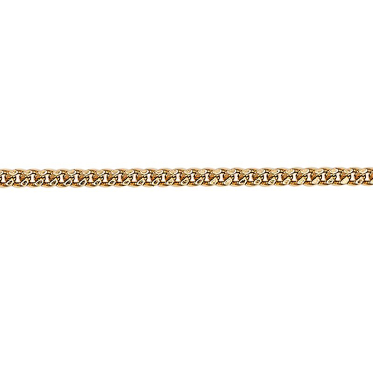 Siersbøl panzerarmband i 9 karat guld