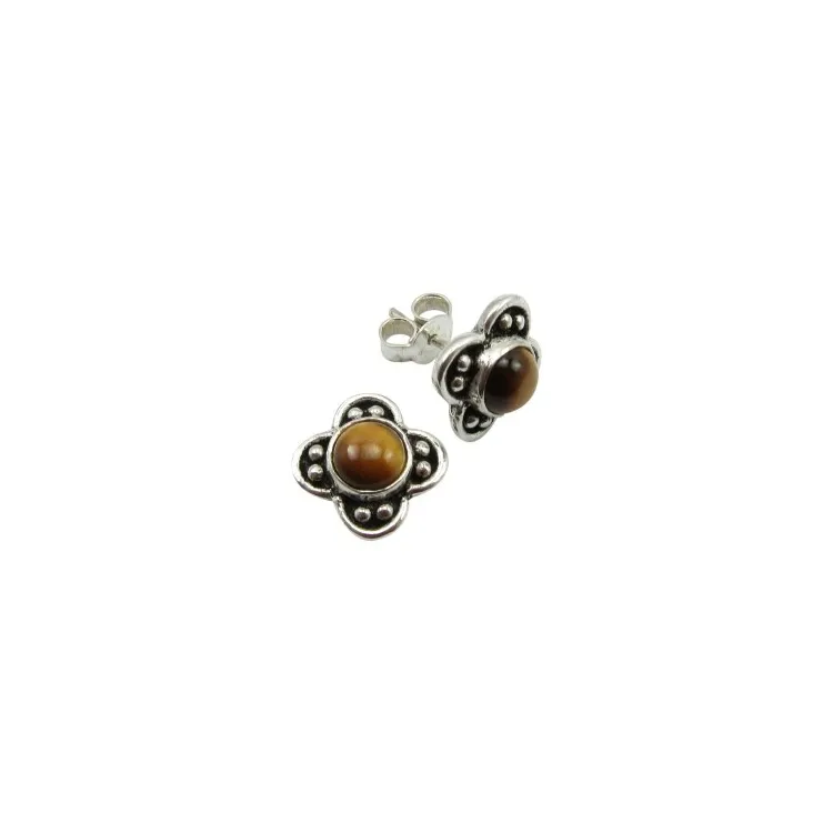 örhängen i oxiderat sterlingsilver