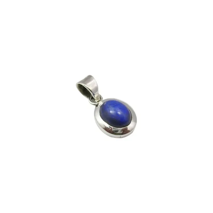 Lapis lazuli hängen i silver