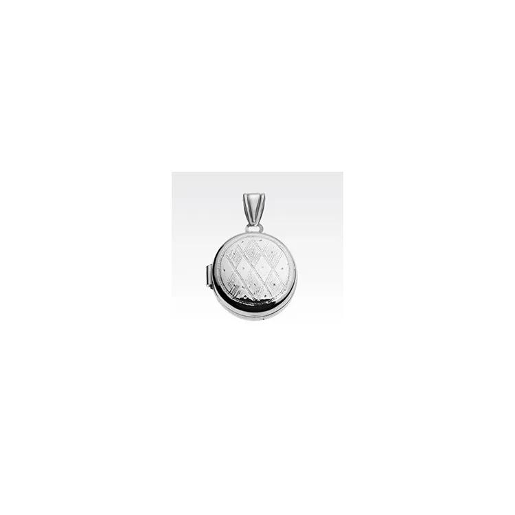 20 mm medaljong i silver