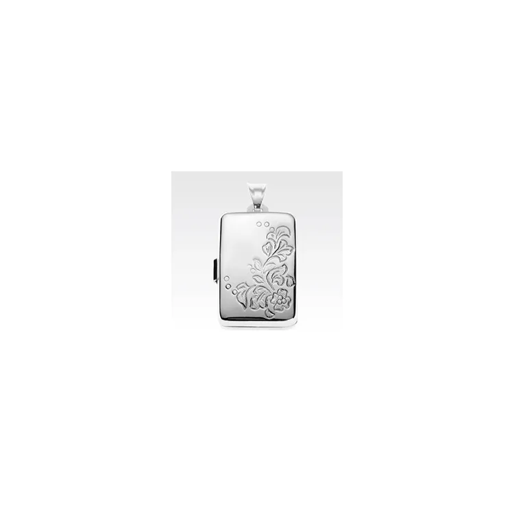 medaljong i silver