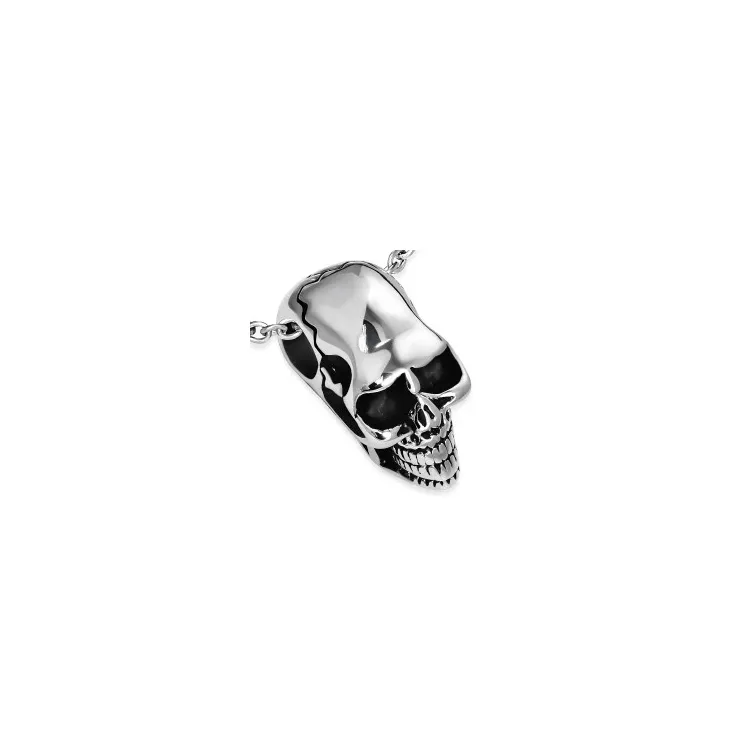 Lille skull hängen i stål