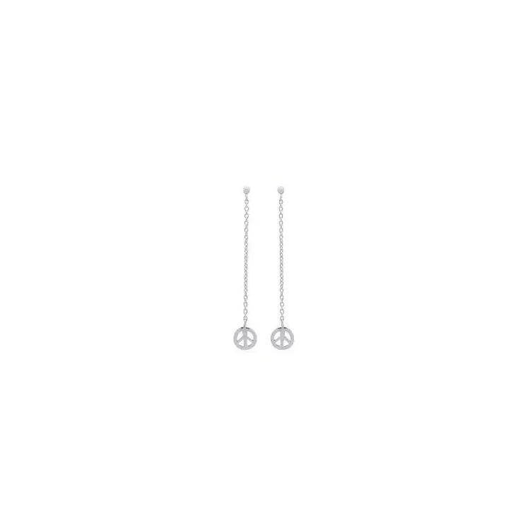 peace ear lines i silver