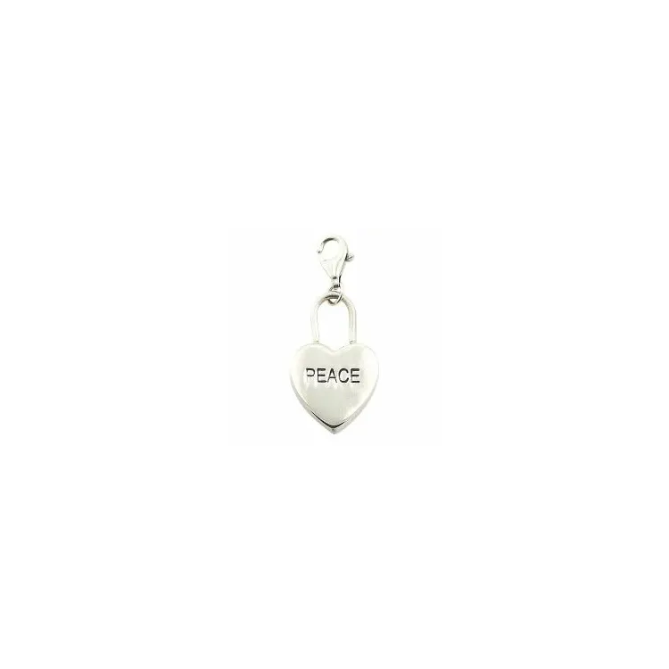 Charms smycken: charm i silver hjärta